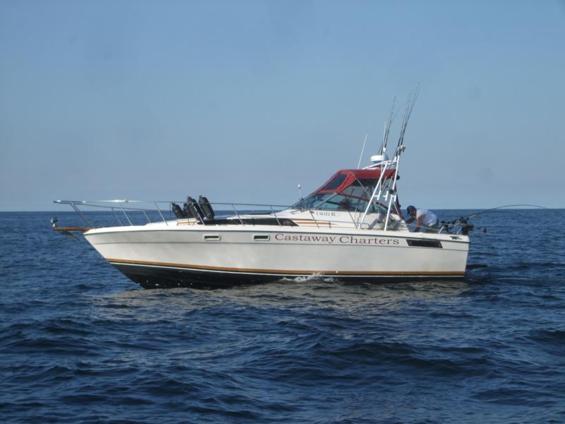 Castaway Charter fisning boat at sea