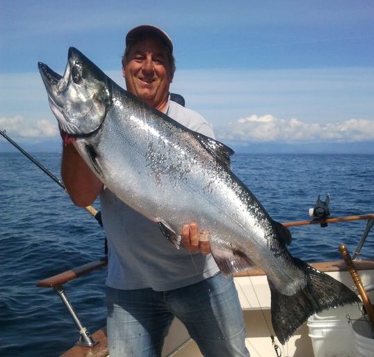 Captain Paul with a chinook - so book now!